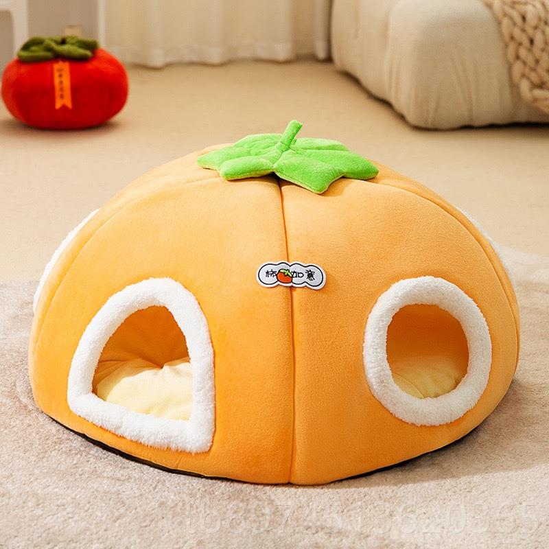 正品猫窝冬季暖多猫家保庭闭猫咪窝猫床四季封通用网红猫屋宠物式