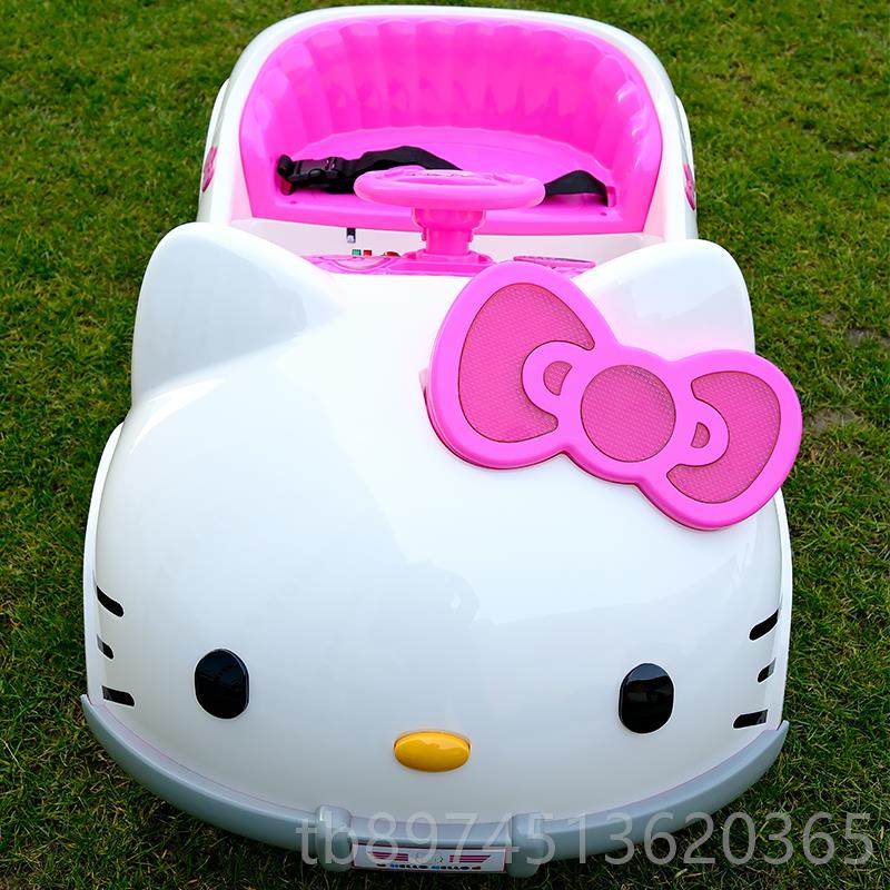 正品KT猫儿童电动车遥控小汽车儿童摇摆车宝可玩具车坐童人生日宝,玩具/童车/益智/积木/模型,儿童电动车,淘宝优惠券,粉丝福利购,淘宝优惠卷