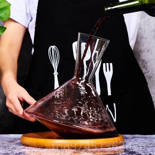 正品个性创意倒翁红酒醒酒器欧陀式螺酒旋转洋酒酒壶家不用水晶分