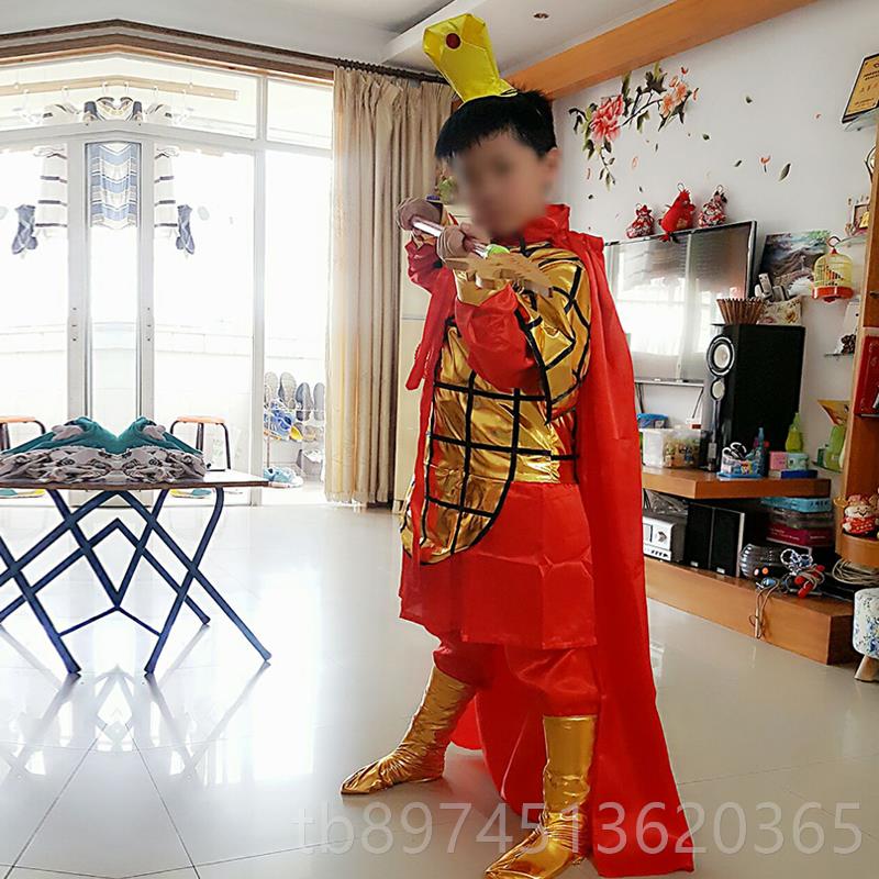 正品古代兵服盔将军士岳飞演出服甲学生满江诗词红朗诵服花木兰服图片