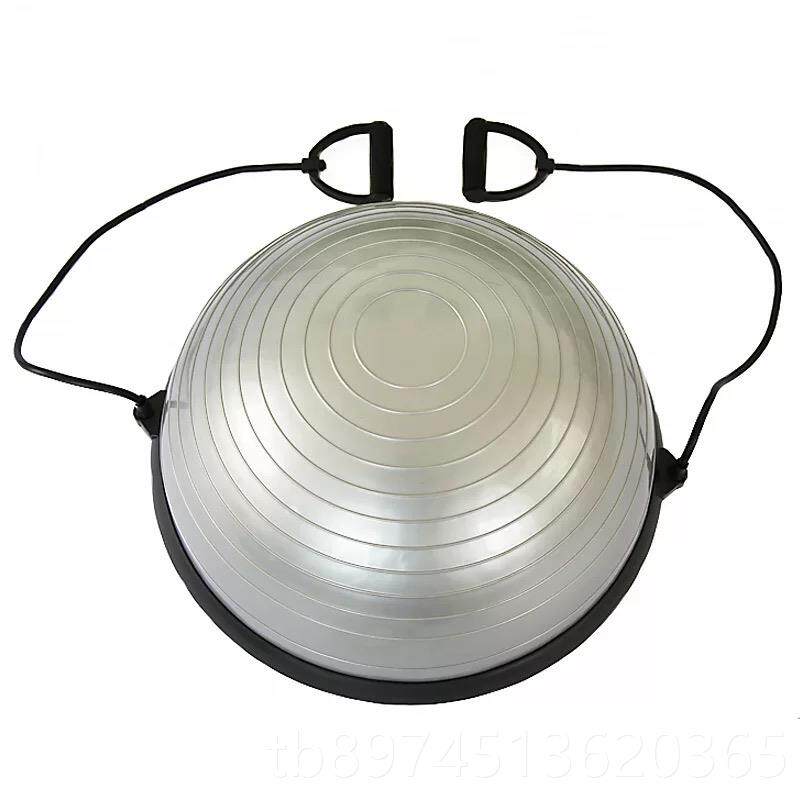 正品瑜伽球速厚防爆正加品健身球减肥健身器材平半球普拉提波衡球