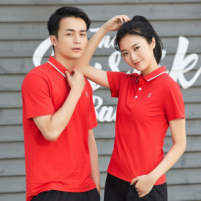 搏悦POLO衫女款运动短袖速干运动训练服透气耐磨T恤