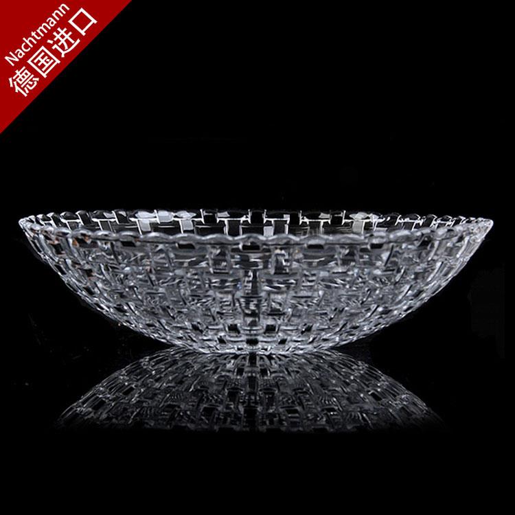 德国进口NACHTMANN欧式进口创意水晶玻璃家用客厅摆件零食糖果盘