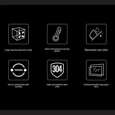 【首单立减】UKOEO高比克商用烤箱1002烤箱102升全自动电烤箱家用