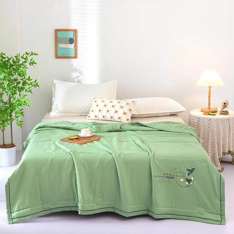 夏凉被防蚊子夏天薄被子空调被单人1.5被芯1.8米双人薄荷驱蚊夏被