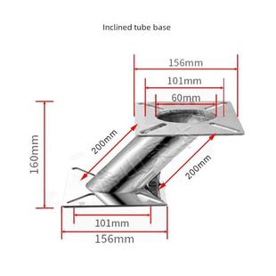 注塑机料斗吸料机方形底座转接斗挤出机不锈钢下料斗斜管过渡