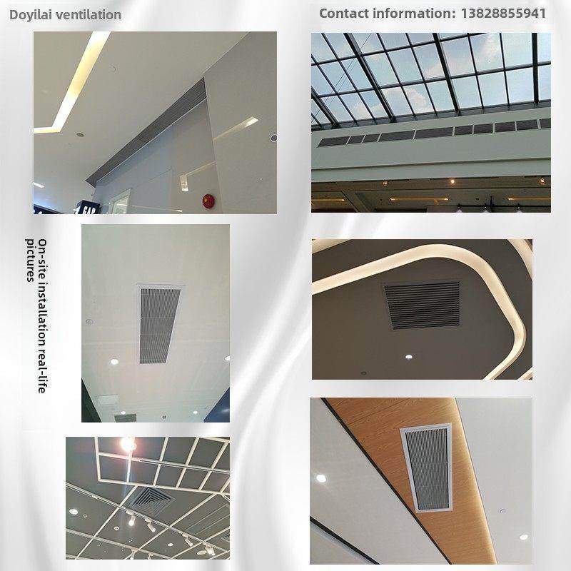 定制中央空调Abs进出风口铝合金单、双层可调百叶通风口检测口,电子/电工,室内新风系统,淘宝优惠券,粉丝福利购,淘宝优惠卷