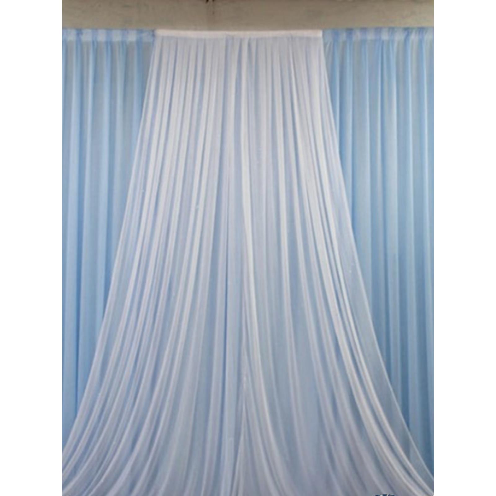 冰丝布料珠光冰绸婚庆背景布装饰布幔舞台棚房波浪吊顶布婚房布置