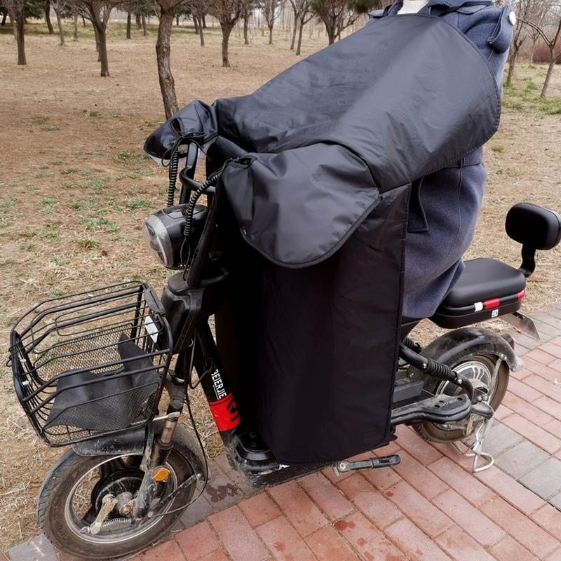 电瓶摩托电动车挡风被板防晒遮阳罩男女夏天季节防水走光连身薄款