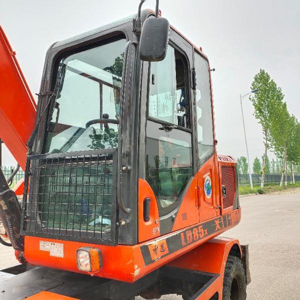 雷道85轮挖玻璃LD95 75挖土机玻璃挖土机前挡风下门推拉窗右侧玻