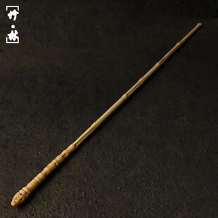 高品质手工天然全钉竹根老罗汉竹棒多节异形密节竹棒件