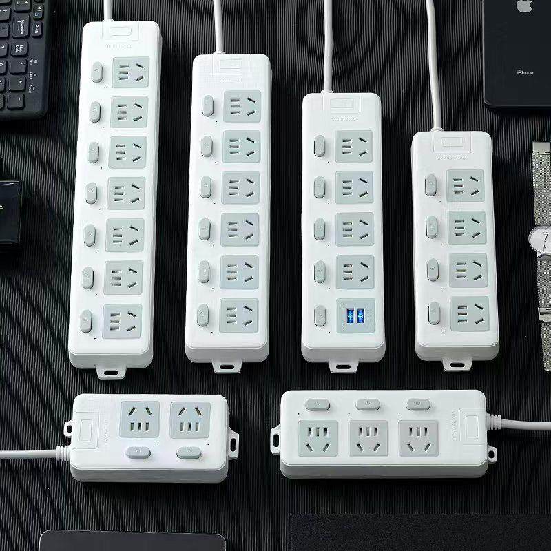 usb插座面板多孔独立开关插排多功能家用宿舍排插带线分控插线板,电子/电工,接线板,淘宝优惠券,粉丝福利购,淘宝优惠卷