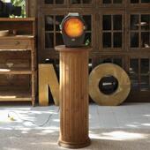 罗马柱花台装 饰展示台老松木水性漆环保做旧自然本色出口尾单孤品