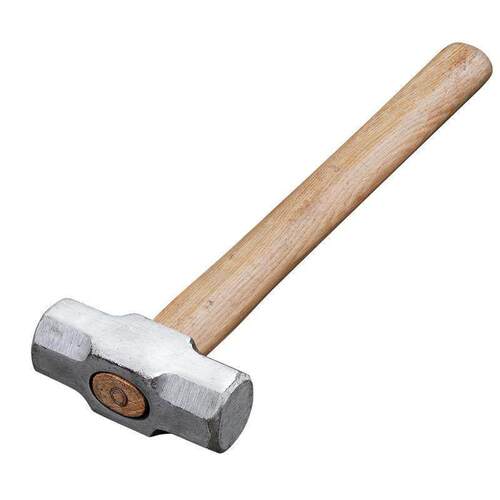 高碳钢石工锤木质手柄小锤八角锤方头圆头陀锤矿锤手工锻打木柄锤