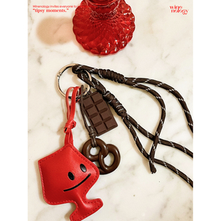 小酒鬼挂件|Chic Drinker 酒杯包挂钥匙扣时髦酒鬼