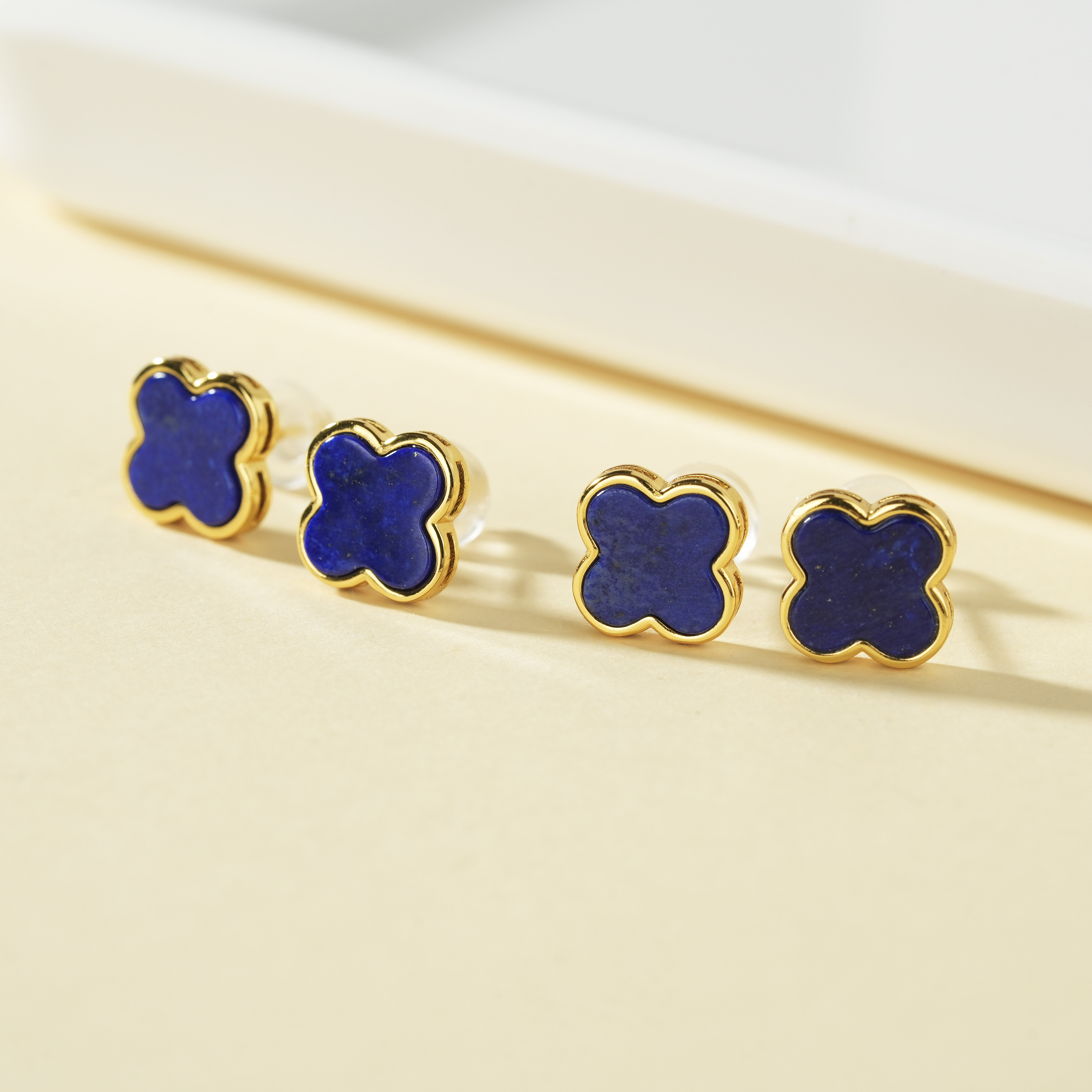 云上叙21 DS30296 青金石耳钉-多样性发一件-8*8mm（甄选）,饰品/流行首饰/时尚饰品新,耳饰,淘宝优惠券,粉丝福利购,淘宝优惠卷