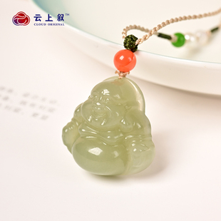 多样性发其一 商城 24.5x24x11mm V44470 云上叙和田玉吊坠