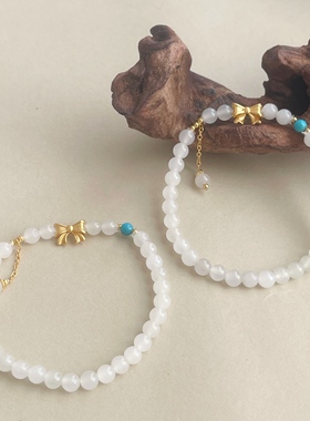 云上叙3 DS64732 和田玉DIY单圈手串多样性发一件4.5mm （甄选）