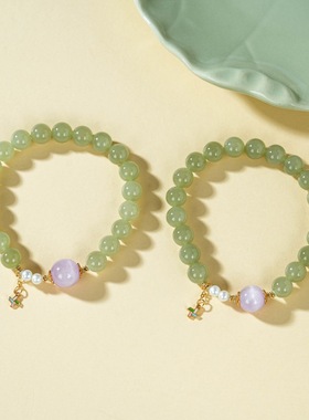 云上叙19 DS91619-和田玉DIY手串-多样性发其一-约8mm（甄选）