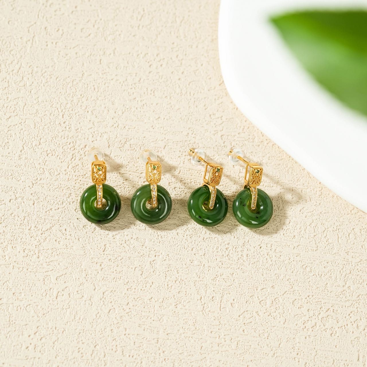 云上叙30 DS71071 和田玉耳钉-多样性发一件-11*4mm（甄选）,珠宝/钻石/翡翠,耳饰,淘宝优惠券,粉丝福利购,淘宝优惠卷