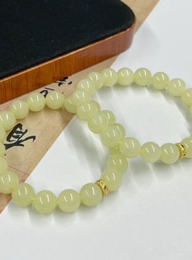 云上叙16 DS86365 和田玉DIY单圈手串多样性发一件约9.5mm（甄选