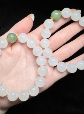云上叙15 DS01261-和田玉单圈手串-多样性发一件-约12mm（甄选）