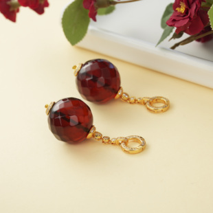 甄选 云上叙DS17777 22mm 多样性发其一 血珀吊坠