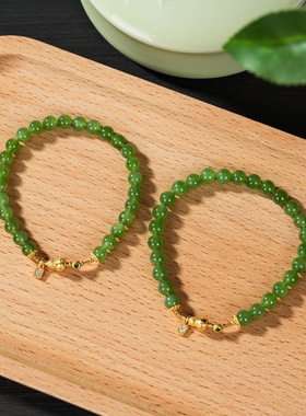 云上叙4 DS95570 -和田玉DIY手串-多样性发其一-约6mm（甄选）