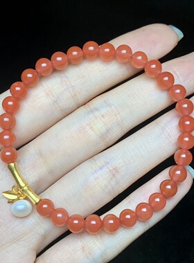 【云上叙】南红DIY单圈手串-5mm-多样性发一件-V30145-E（商城）