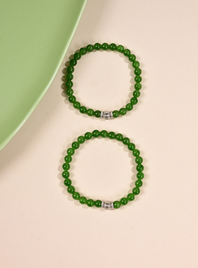 云上叙12 DS88324 和田玉手串-多样性发一件-约6mm（甄选）