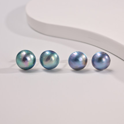 云上叙30 DS49863 马贝珍珠耳钉-多样性发一件9mm（甄选）