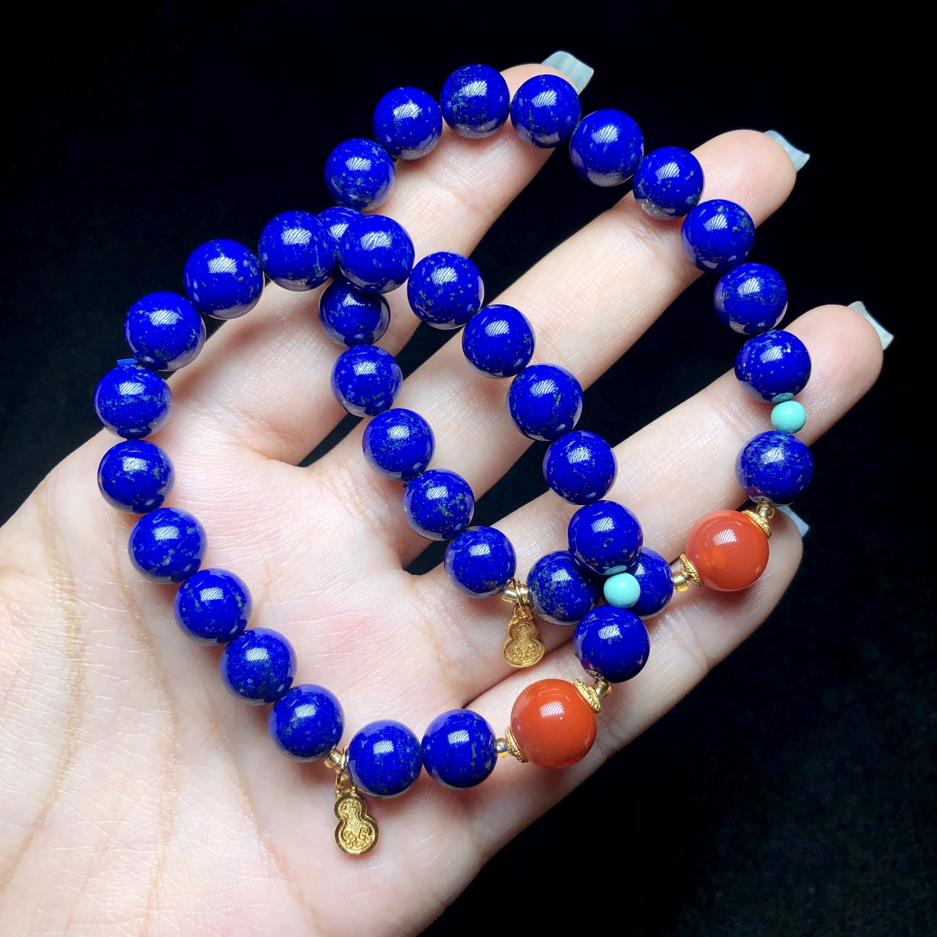 云上叙21 DS54339-青金石DIY手串-多样性发其一-约9mm（甄选）,饰品/流行首饰/时尚饰品新,手饰/手串,淘宝优惠券,粉丝福利购,淘宝优惠卷