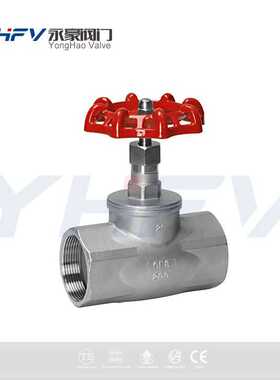 【温州直销】J11W-16P不锈钢丝扣B型截止阀【品质阀门】美标