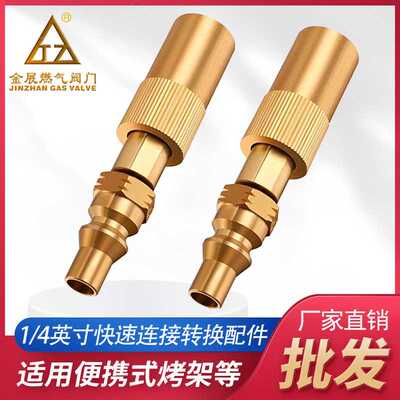 1/4英寸快速连接/断开转换配件/Coleman Roadtrip LXE便携式烤架