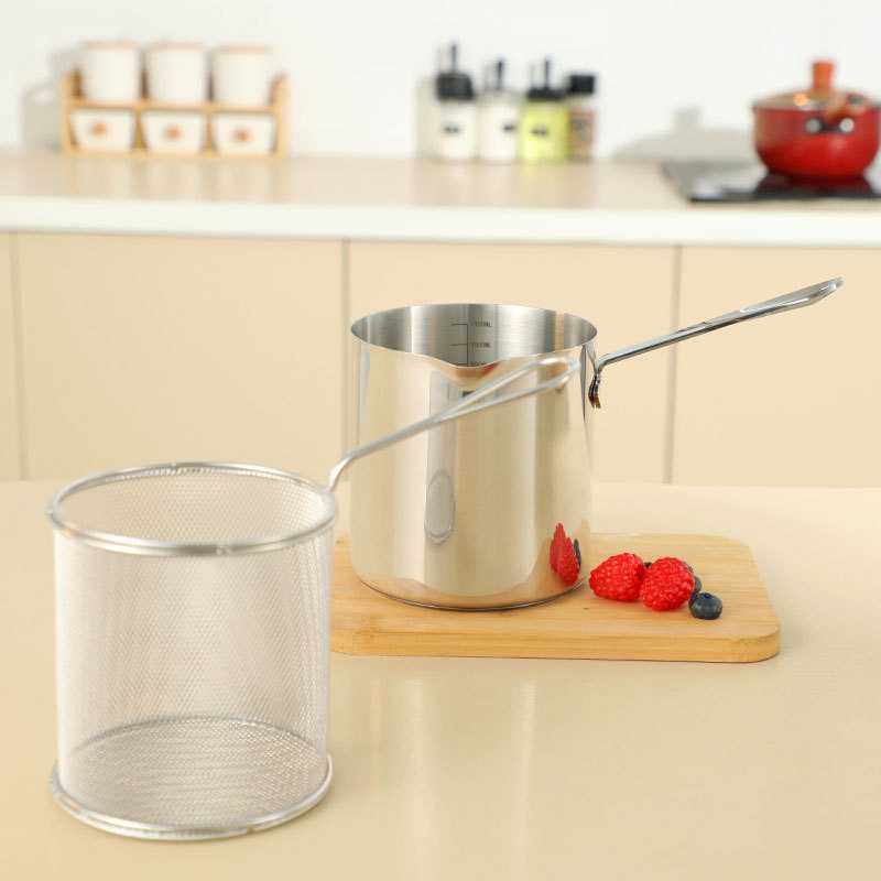 小型油炸锅家用小炸锅省油迷你油锅炸串锅油炸单柄小深锅滤网,厨房/烹饪用具,油炸锅,淘宝优惠券,粉丝福利购,淘宝优惠卷