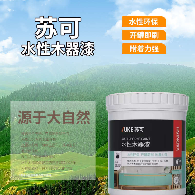 水性木器漆木头家具木门衣柜柜子白色木油漆家用自刷翻新改色喷漆