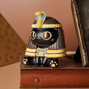 大英博物馆安德森猫和她的朋友们埃及法老猫小夜灯摆件儿童礼物