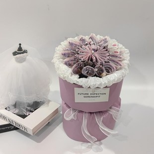 现金钞票手工花束有钱花diy材料包装女生日礼物闺蜜情人节520七夕