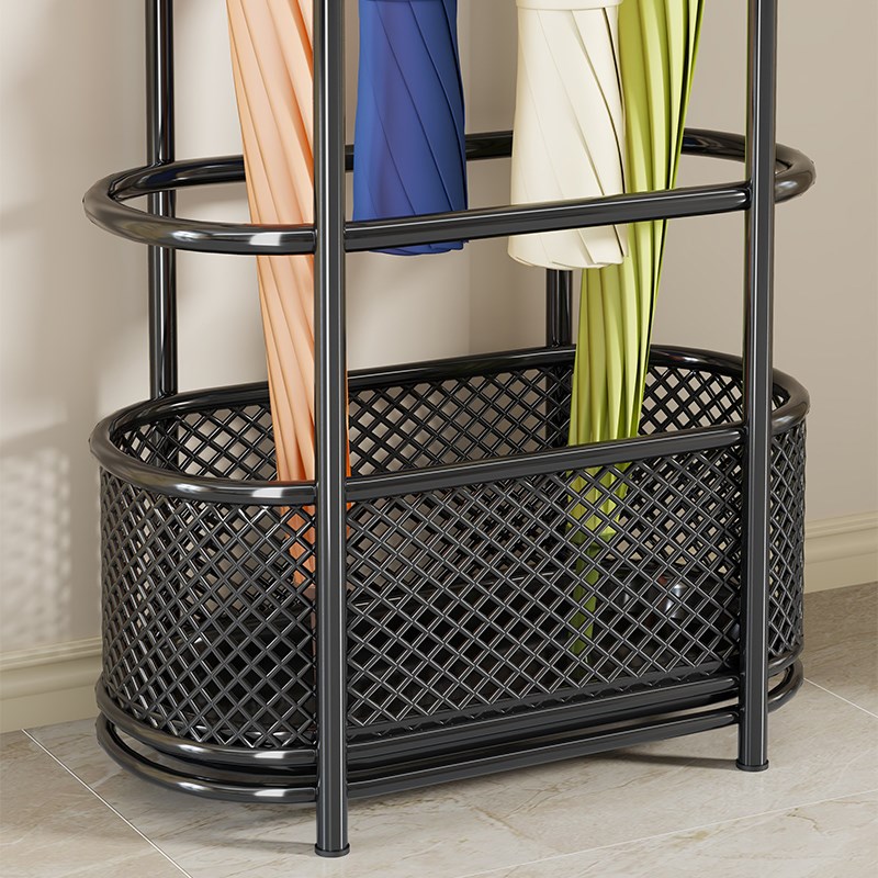 放伞架家用电梯口立伞筒收纳置物架轻奢铁艺沥水雨伞架门口雨伞桶