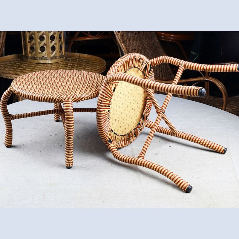 云南藤椅藤凳圆凳子圆桌子矮凳喝茶凳茶几凳换脚凳卧室凳