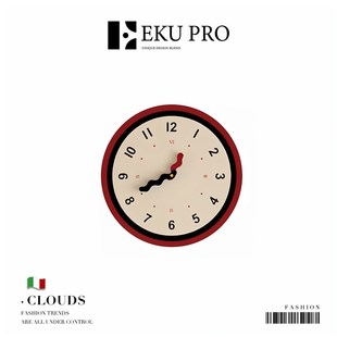 意大利钟表彩云挂钟客厅卧室静音时钟客厅挂式摆件 Clouds