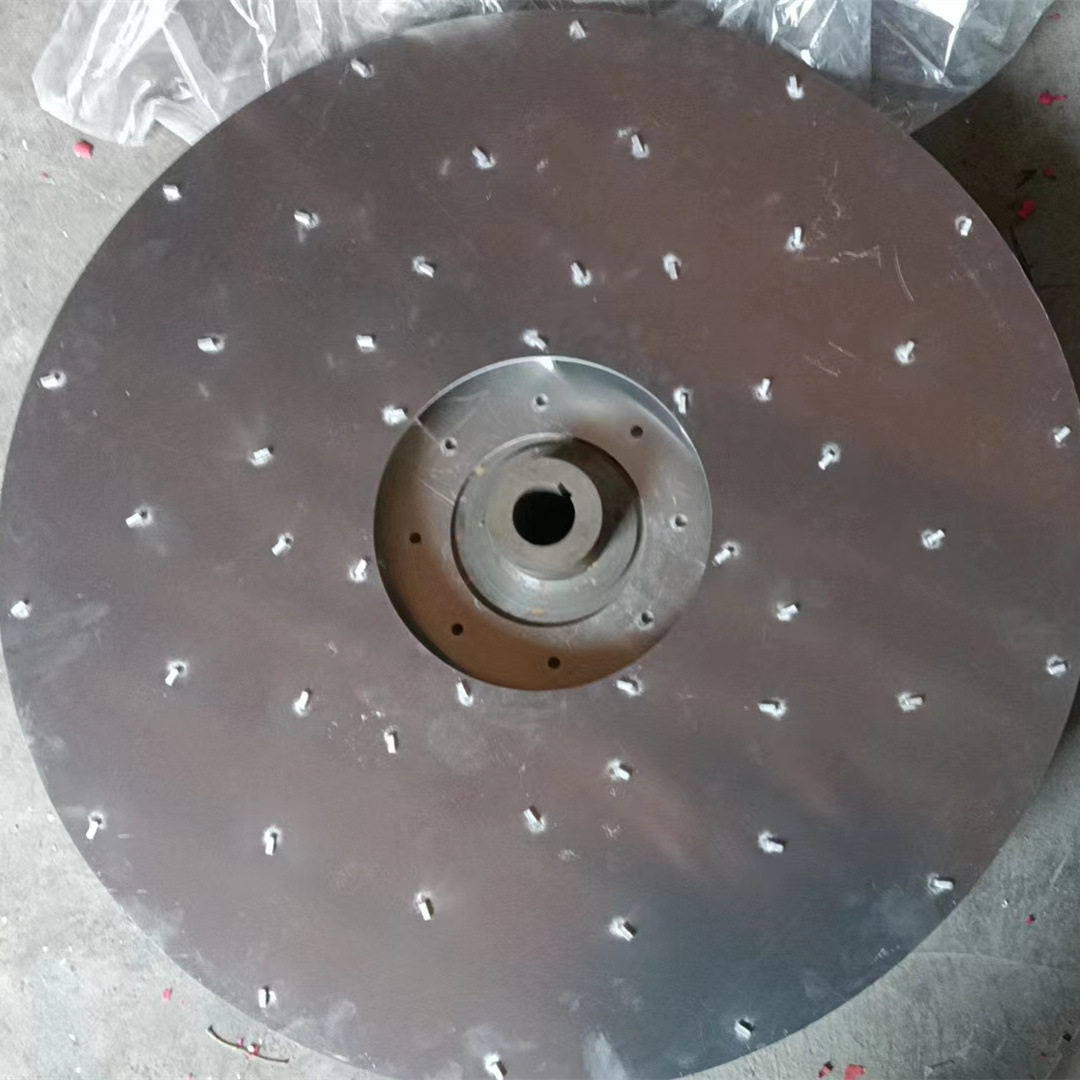 铝镁合金叶轮AYF7-250-1.1-W汽轮机油箱风机 排油烟风机专用叶轮图片