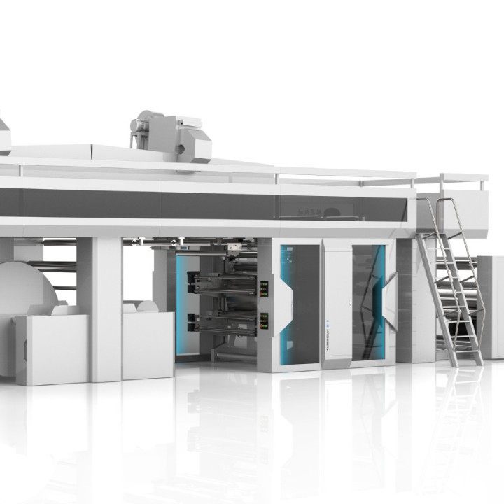 KSCI-HB-A-4+4编织袋印刷机腻子袋柔印机械SMS海螺水泥袋印刷设备