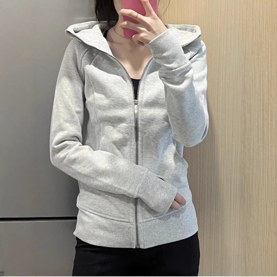 加绒冬季拉链开衫连帽卫衣加厚外套女韩系百搭修身棒球服运动上衣
