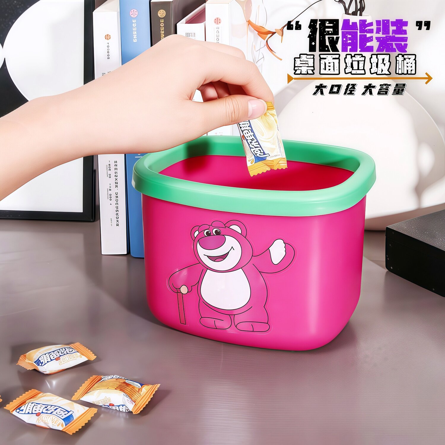 桌面垃圾桶家用高颜值客厅桌上迷你小号创意垃圾篓卧室可爱废纸筒