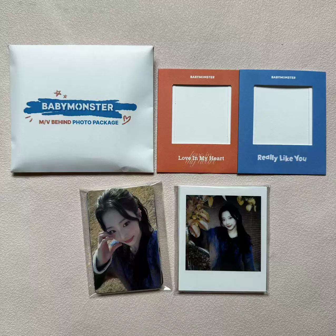 Плакат/фото Frame для BabyMonster Seoul Week Photo Frame BabyMonster Seoul Week Postcard Photo Card Polaroid