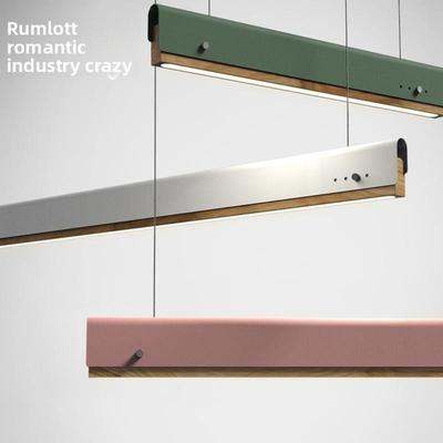 浪漫工业风 简约LED长条灯创意彩色客餐厅卧室现代办公区直排吊灯