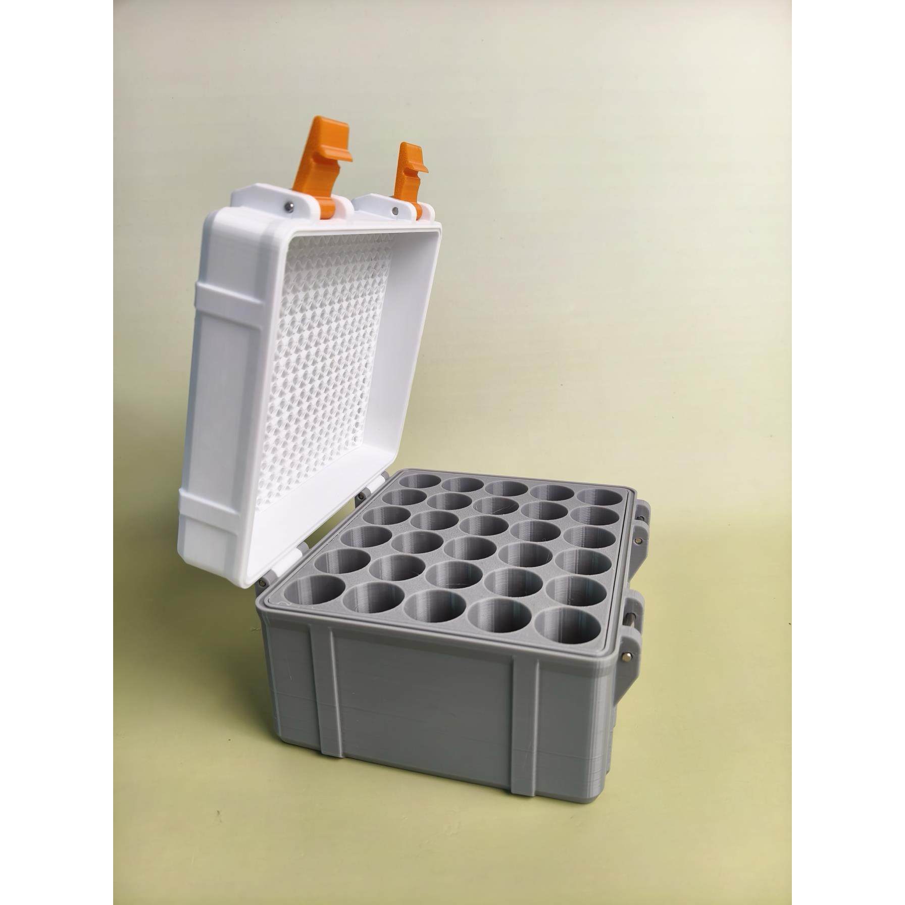 21700电池收纳盒30节21700电池储存盒锂电池保护盒21700电池盒