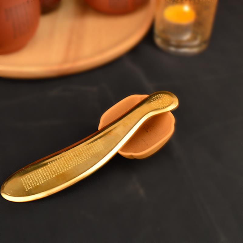 梵文孔雀明王 散脂大将双重咒文铜制按摩板实心加厚材质经久耐用