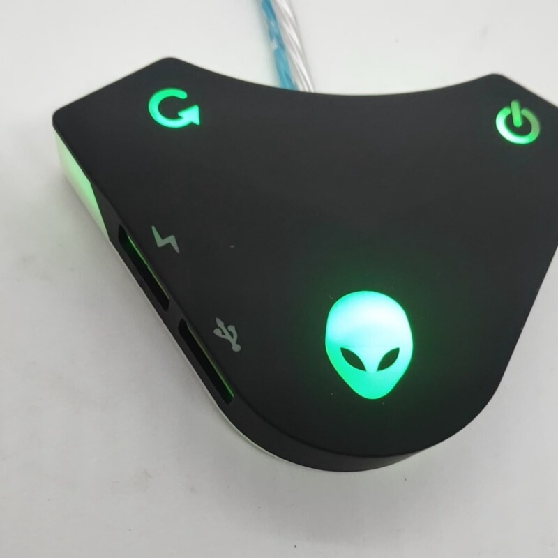 三角形七彩网咖电脑桌面开关